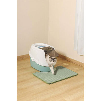 M-Pets Duplex Elekli Kedi Kumu Paspası Yeşil 60x45 Cm 