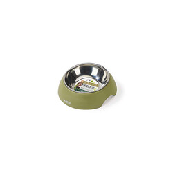 M-Pets - M-Pets Eco Bamboo Küçük Irk Köpek ve Kedi Mama ve Su Kabı Yeşil 350 Ml 