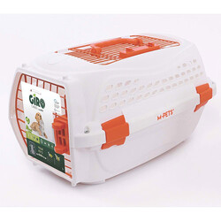 M-Pets - M-Pets Eco Giro Carrier Köpek Taşıma Çantası Turuncu Beyaz 51,6x32,7x29,6 Cm 