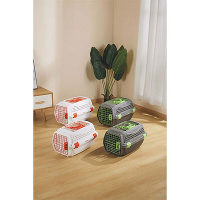M-Pets Eco Giro Carrier Köpek Taşıma Çantası Turuncu Beyaz 57,2x36,5 x32,76 Cm 