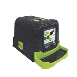 M-Pets - M-Pets Eco Rattan Kapalı Kedi Tuvaleti 69x42x41 Cm 