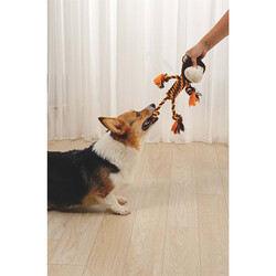 M-Pets Eco Shelly Peluş Köpek Oyuncağı 33 x 26 x 10 cm - Thumbnail