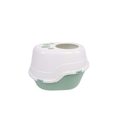 M-Pets Eco Tanta Kapalı Kedi Tuvaleti Deniz Yeşili 63x49x42 Cm 