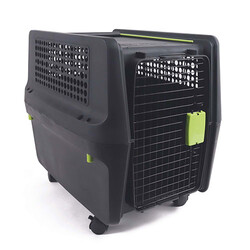 M-Pets Eco Trek IATA Tekerlekli Köpek Taşıma Kafesi L 91,5 x 63 x 66,6 cm - Thumbnail