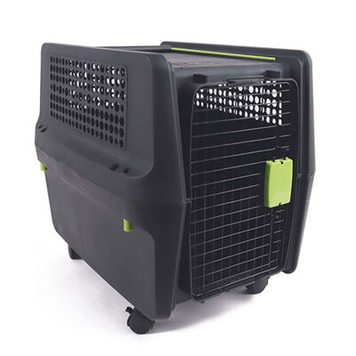 M-Pets Eco Trek IATA Tekerlekli Köpek Taşıma Kafesi L 91,5 x 63 x 66,6 cm 