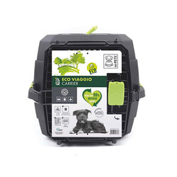 M-Pets - M-Pets Eco Viaggio Carrier Iata Kedi ve Köpek Taşıma Çantası Siyah 68x47,6x42 Cm 