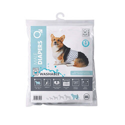 M-Pets - M-Pets Erkek Köpekler İçin Yıkanabilir Külot XXLarge 