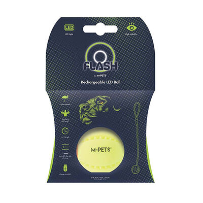 M-Pets Flash Led Top Köpek Oyuncağı Yeşil 6,4x50 Cm 