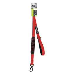 M-Pets - M-Pets Flex Köpekler İçin Şok Emici Gezdirme Kayışı Kırmızı-Siyah 120 Cm 