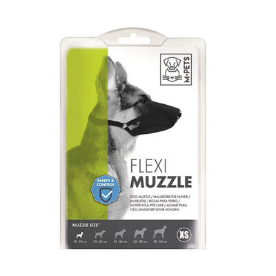 M-Pets Flexi Bez Köpek Ağızlığı XSmall 1,5x18-20 Cm 