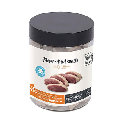M-Pets Freeze Dried Dondurularak Kurutulmuş %100 Ördek Küpleri Köpek Ödülü 30 Gr 