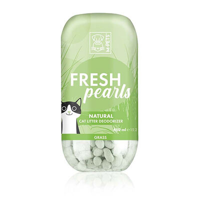 M-Pets Fresh Pearls Çim Kokulu Kedi Kumu Deodorantı 450 ML 