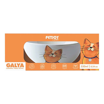 M-Pets Galya Seramik Kedi Mama ve Su Kabı 550 Ml 