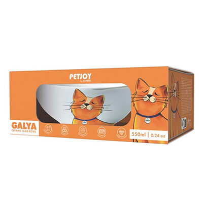 M-Pets Galya Seramik Kedi Mama ve Su Kabı 550 Ml 