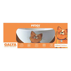 M-Pets Galya Seramik Kedi Mama ve Su Kabı 550 Ml - Thumbnail