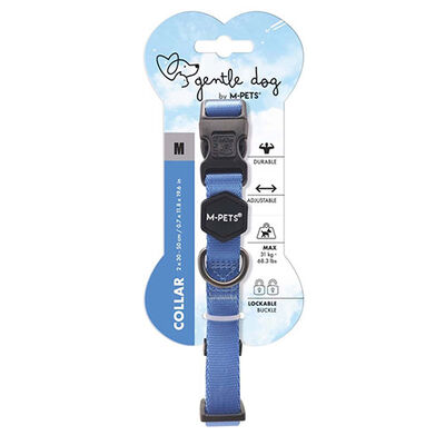 M-Pets Gentle Köpek Boyun Tasması Mavi Medium 30-50 Cm 