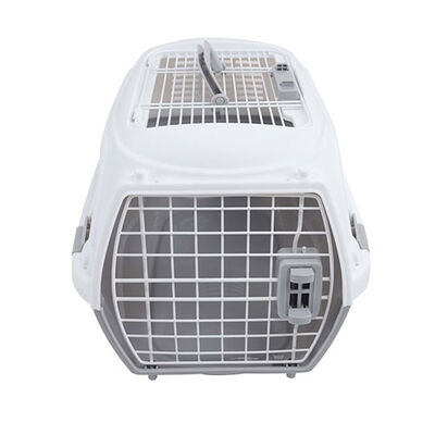 M-Pets Giro Carrier Kedi ve Köpek Taşıma Çantası Bej Beyaz 51,6x32,7x29,6 Cm 
