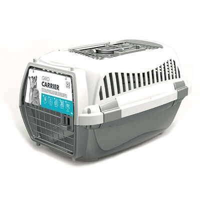 M-Pets Giro Carrier Kedi ve Köpek Taşıma Çantası Bej Beyaz 51,6x32,7x29,6 Cm 