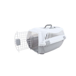 M-Pets Giro Carrier Kedi ve Köpek Taşıma Çantası Bej Beyaz 51,6x32,7x29,6 Cm - Thumbnail