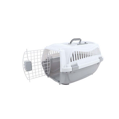 M-Pets Giro Carrier Kedi ve Köpek Taşıma Çantası Bej Beyaz 51,6x32,7x29,6 Cm 
