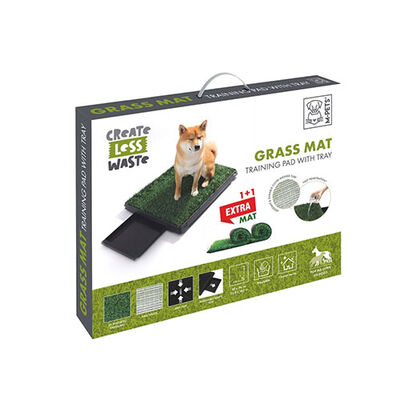 M-Pets Grass Mat Çimli Çekmeceli Köpek Tuvaleti 58x46 Cm 