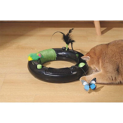 M-Pets Halo Eco Kedi Oyuncağı Siyah 30,5x30,5x5,5 Cm 