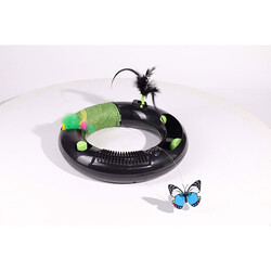 M-Pets Halo Eco Kedi Oyuncağı Siyah 30,5x30,5x5,5 Cm - Thumbnail