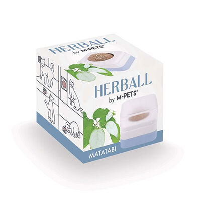 M-Pets Herball Matatabili Kedi Topu 4,5x4,5x4,7 Cm  M-Pets Herball Matatabili Kedi Topu 4,5x4,5x4,7 Cm