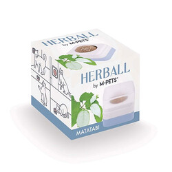 M-Pets - M-Pets Herball Matatabili Kedi Topu 4,5x4,5x4,7 Cm 