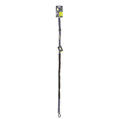 M-Pets Hiking Jogging Elastik Köpek Yürüyüş Tasması Mavi 2,5x140-200 Cm 