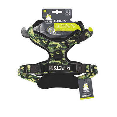 M-Pets Hiking Reflektörlü Köpek Göğüs Tasması Kamuflaj Large 45-95 Cm 
