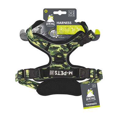 M-Pets Hiking Reflektörlü Köpek Göğüs Tasması Kamuflaj Medium 40-75 Cm 