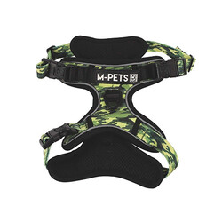 M-Pets Hiking Reflektörlü Köpek Göğüs Tasması Kamuflaj Small 35-60 Cm - Thumbnail