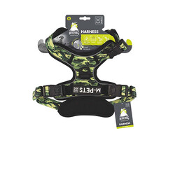 M-Pets - M-Pets Hiking Reflektörlü Köpek Göğüs Tasması Kamuflaj XLarge 50-110 Cm 