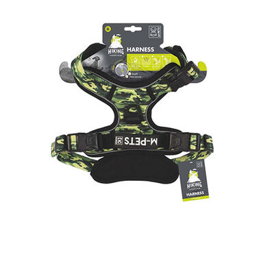 M-Pets Hiking Reflektörlü Köpek Göğüs Tasması Kamuflaj XLarge 50-110 Cm 