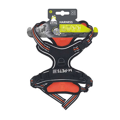 M-Pets Hiking Reflektörlü Köpek Göğüs Tasması Turuncu Small 35-60 Cm 