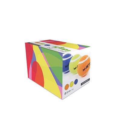 M-Pets Hop Tenis Topu Karışık Renkli 5 Cm 