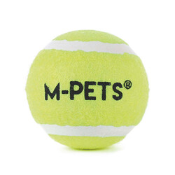 M-Pets Hop Tenis Topu Köpek Oyuncağı Sarı 3'lü 5 Cm - Thumbnail