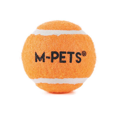 M-Pets Hop Tenis Topu Köpek Oyuncağı Turuncu 3'lü 5 Cm 