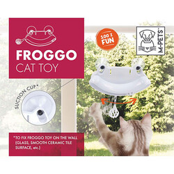 M-Pets İnteraktif Kurbağa Kedi Oyuncağı 17x18,5x6 Cm - Thumbnail