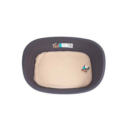 M-Pets Java Plastik Minderli Köpek Yatağı Large 80x57x25 Cm  M-Pets Java Plastik Minderli Köpek Yatağı Large 80x57x25 Cm