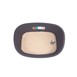 M-Pets - M-Pets Java Plastik Minderli Köpek Yatağı Large 80x57x25 Cm 