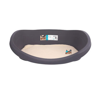 M-Pets Java Plastik Minderli Köpek Yatağı Large 80x57x25 Cm 