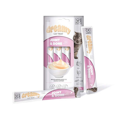M-Pets Joint Bone Eklem Yapısı Destekleyici Krema Kedi Ödül Maması 4x15 Gr 