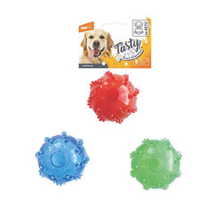 M-Pets Jupiter Kauçuk Ödül Hazneli Top Köpek Oyuncağı Small 6,5 Cm - Thumbnail