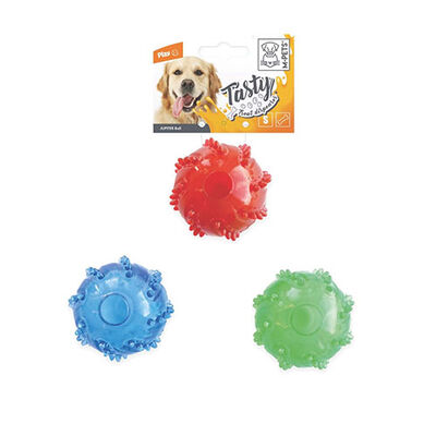 M-Pets Jupiter Kauçuk Ödül Hazneli Top Köpek Oyuncağı Small 6,5 Cm 
