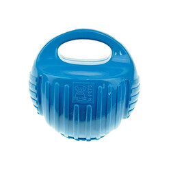 M-Pets Kauçuk Top Köpek Oyuncağı Mavi Medium 7,7 Cm - Thumbnail