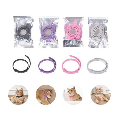 M-Pets Keep Calm Calming Sakinleştici Kedi Tasması 4'lü Mix Color 