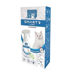 M-Pets - M-Pets Koku Giderici Deodorant Sprey Bebek Pudrası Kokulu 500 Ml 