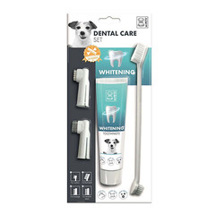 M-Pets - M-Pets Köpekler İçin Beyazlatıcı Diş Fırçalama Seti 31,5x14x4 Cm 